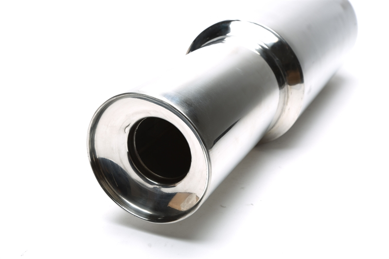 TA Technix Edelstahl Sportendschalldämpfer universal 112 / 60mm rund