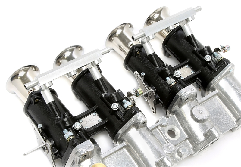 TA Technix intake manifold fits for BMW 02 series E10 / 3 series E21 2.0l M10 engines Conversion to twin carburetor system 40 DCOE Weber or Solex