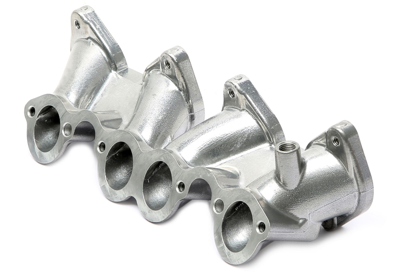 TA Technix intake manifold suitable for 2x 40/45 DCOE Weber/Dellorto 45 DHLA carburetors Audi/VW engines Conversion to single throttle valves (DCOE) or twin carburetor systems