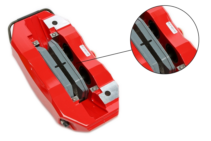 TA Technix 4-Kolben Bremsanlage 280mmx22mm/Upgrade Kit passend für Vorderachse Smart Typ 453