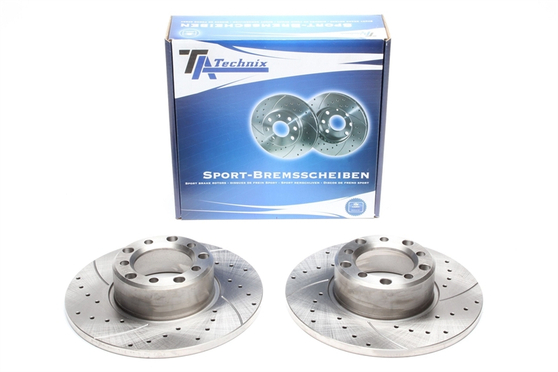 TA Technix Sport Bremsscheiben Satz Vorderachse passend für Mercedes Benz /8 W114/W115