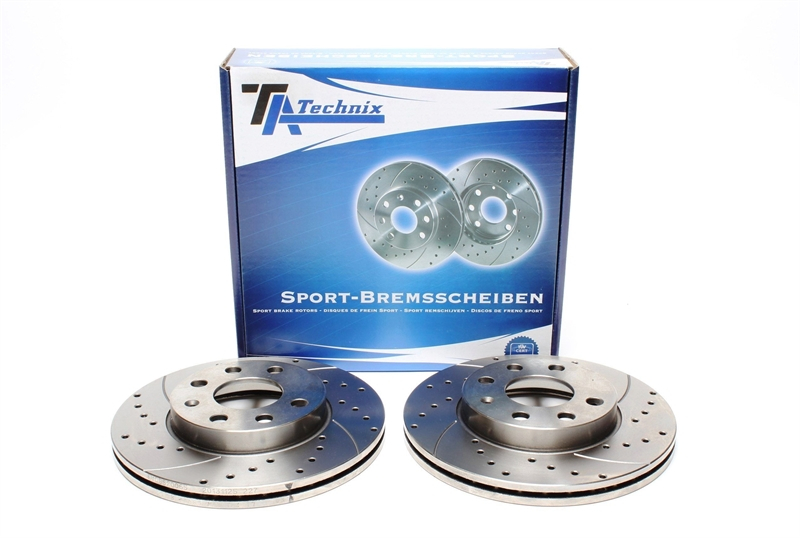 TA TECHNIX Sport-Bremsscheiben Satz Vorderachse Opel Corsa B
