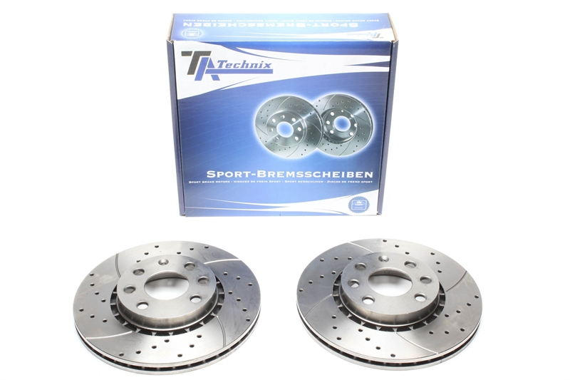 TA TECHNIX Sport-Bremsscheiben Satz Vorderachse Opel Corsa B
