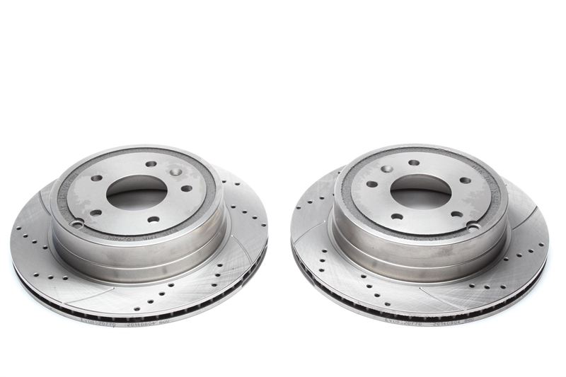 TA Technix Sport brake disc set rear axle fits Opel Antara