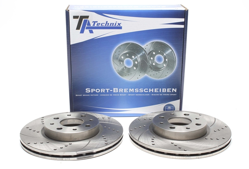 Front Brake Pads Brake Discs Vented Fits Fiat Doblo Cargo 1.3 JTD 16V Multijet