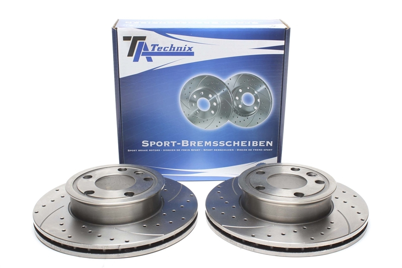 TA Technix Sport brake disc set front axle suitable for VW T4