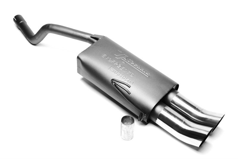 TA Technix sport rear silencer2x76mm DTM fits Fiat Punto II