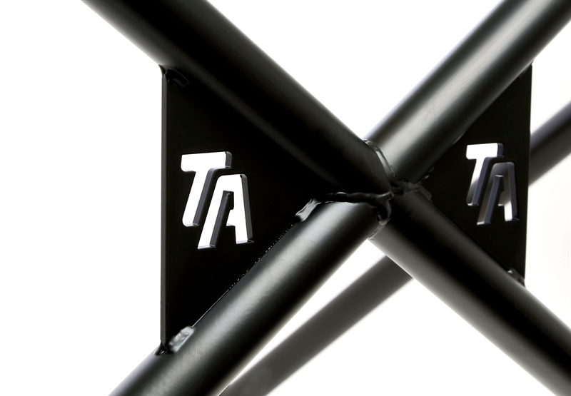 TA Technix Überrollbügel schwarz mit Logo passend für BMW 3er Serie Coupe Typ E92