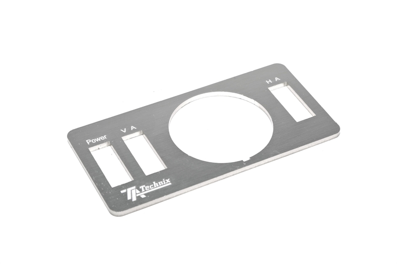 TA Technix / Viair pressure indicator holder / frame brushed aluminium