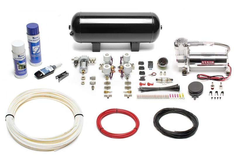 TA Technix Air Generation Kit 444 Viair Compressor / 11,5L Black Tank / Display Black / Hose White