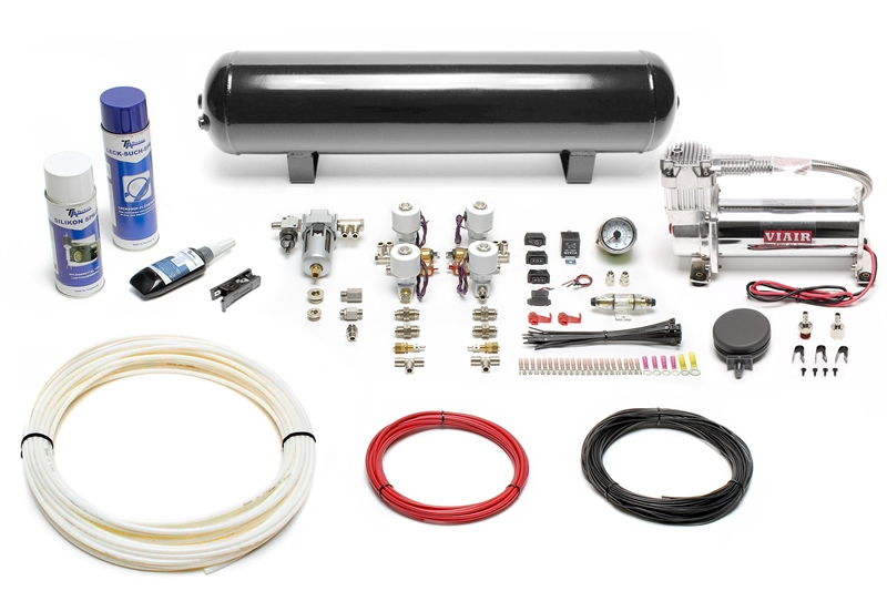 TA Technix Air Generation Kit 444 Viair Compressor / 19L Black Tank / White Indicator / White Hose