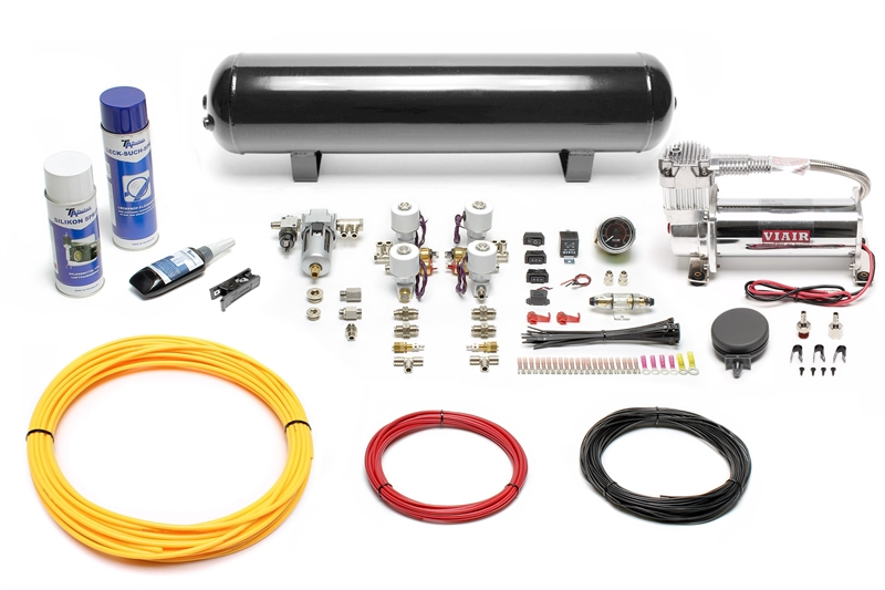 TA Technix Air Generation Kit 444 Viair Compressor / 19L Black Tank / Display Black / Hose Yellow