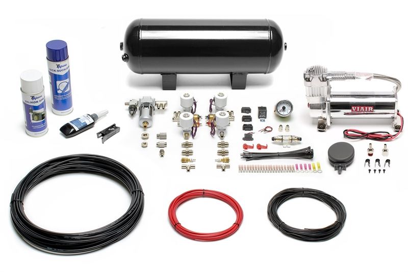 TA Technix Air Generation Kit 444 Viair Compressor / 11.5L Black Tank / Indicator White / Hose Black