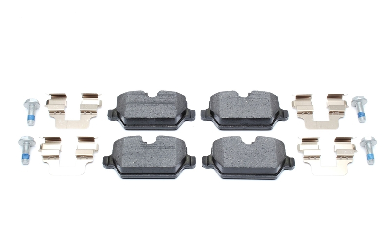 Bosch brake pad set for disc brakes rear axle suitable for BMW 1 Series (E81,E82,E88,F20), 3 Series (E90,E91,E92,E93,F30,F31)