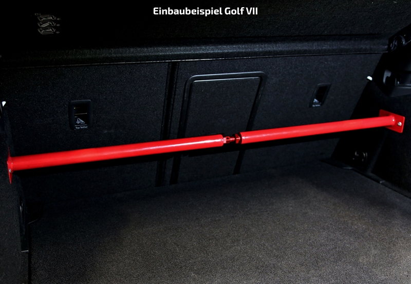 TA Technix Stahl-Domstrebe hinten passend für Audi A3 8L / Seat Toledo 1M / Leon 1M / Skoda Octavia 1U / VW Golf IV-VIII / Bora 1J / Scirocco III