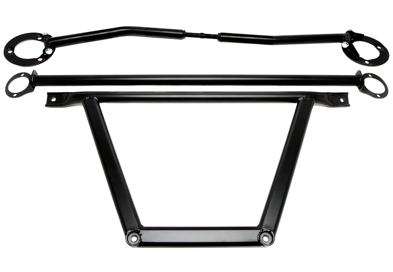 TA Technix Stahl-Domstreben Kit schwarz passend für E36 4 Zylinder - Motorcode M40
