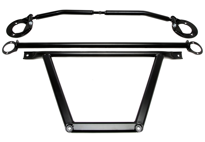 TA Technix Stahl-Domstreben Kit schwarz passend für BMW 3er E36 6-Zylinder